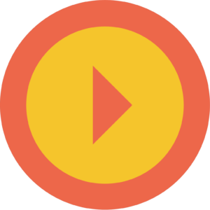 Orange and yellow play icon.